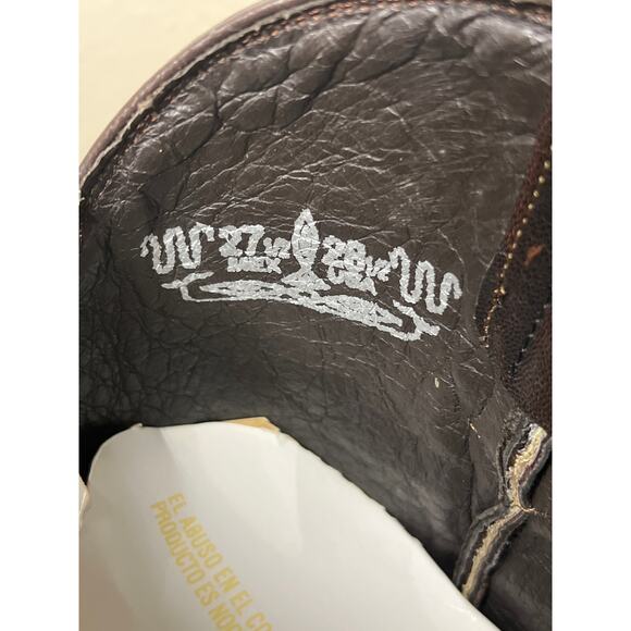 Korwin Men's Bull Rider Leather Cowboy Boots NIB - Picture 8 of 9